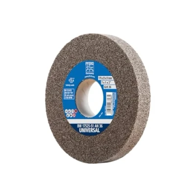 Image of PFERD 39009710 Sanding Disc 175 x 25 51 mm Universal Grain Size 36 Normal Corundum with Integrated Reducing Sleeve (32 mm)