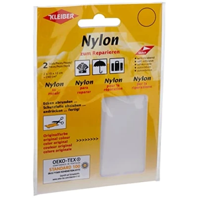 Image of Kleiber Self Adhesive Nylon Repair Material, White