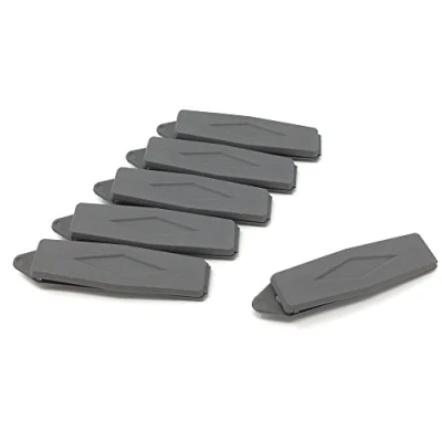 Image of Camtiac Dog Hair Clip Diamond Set of 6 Mouse Grey 71