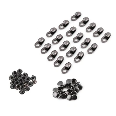 Image of Boot Lace Hooks,20 pcs Speed Hooks for Boots Shoe Repair Accessories Shoes Hook Camping Hiking Rivet