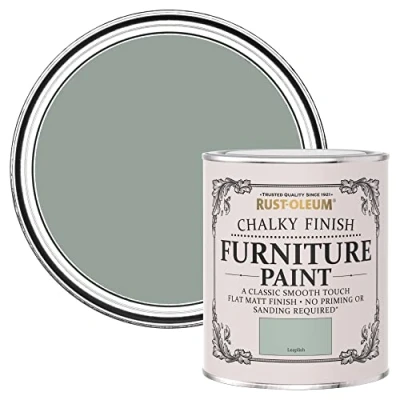 Image of Rust Oleum Green Upcycled Furniture Paint in Chalky Finish Leaplish 750ml