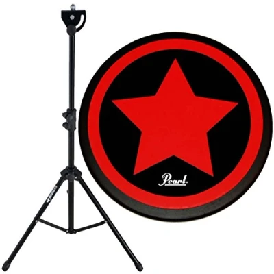 Image of &#039;Pearl PDR 08SP Practice Drum Pad 8 + Keedrum DPS Übungspadständer with Bag