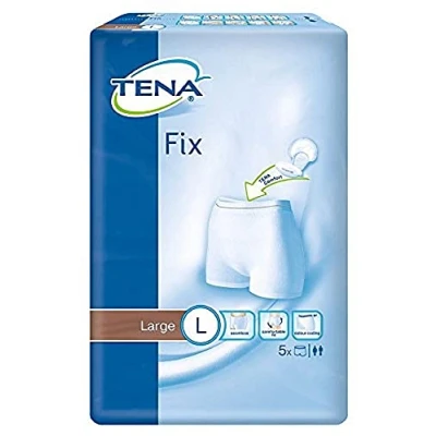 Image of Tena 754025 Fix Premium Fixation Trousers, Large (Pack of 5)