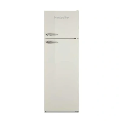 Image of MONTPELLIER Retro MAB346EC 80/20 Fridge Freezer Cream, Cream