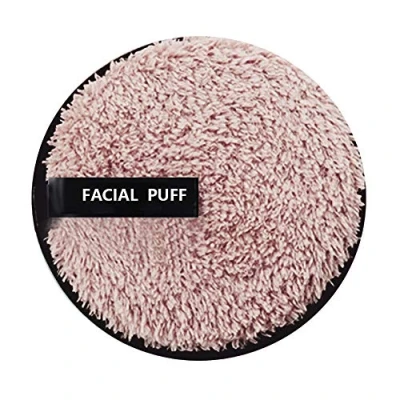 Image of Microfiber Cloth Pads,Eco Friendly Reusable Cotton Pads Makeup Remover Rounds for All Skin Types Facial Cleansing (Black &amp;Coffee &amp;White) (B)