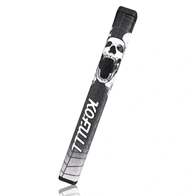 Image of KOFULL Putter Grip Golf Club Anti Slip No Taper Technology Tacky Polyurethane PU Leather Clubs Ultralight Grips 2.0 (black)