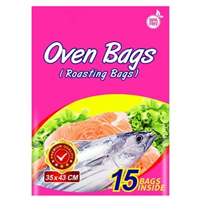Image of 15xRoasting Oven Bags, Cooking Roasting Bags Medium Size for Meats Chicken Fish Vegetables (1, 35 x 43 cm)