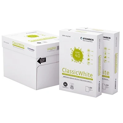 Image of Steinbeis ClassicWhite DIN A4, 5 x 500 Sheets, White, Multifunctional Paper, 80g / m²