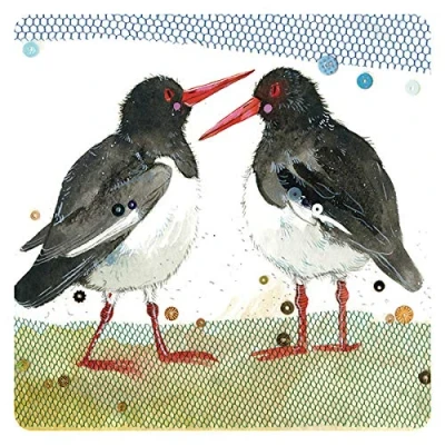 Image of Alex Clark Oystercatchers Coaster
