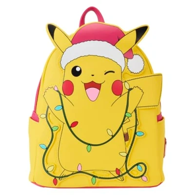 Image of Loungefly Pokemon Holiday Pikachu Mini Backpack