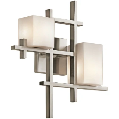 Image of City Lights 2 Light Indoor Wall Classic Pewter, G9