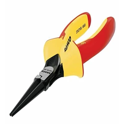 Image of Bahco 2521S ERGO Insulated Round Nose Pliers 160mm (6.1/4in) BAH2521S160