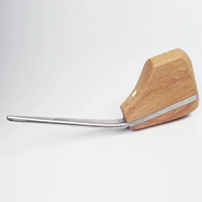 Image of Chris Alsop Guitar Fret Dressing File. Diamond File with Wooden Beech Handle. Tool. Luthier