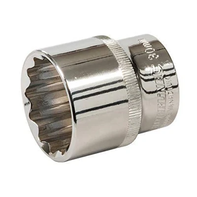 Image of Silverline Socket 1/2&quot; Drive 12pt Metric 30mm