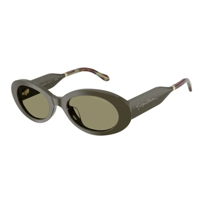 Image of Giorgio Armani Donna AR8234U 62292A Occhiali da sole Acetato Verde Rotonda Normale