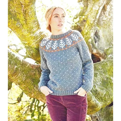 Image of Hayfield Bonus DK Knitting Pattern 8290 Sweater
