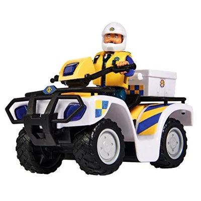 Image of Simba 109251093 Fireman Sam Police Quad with Malcolm Figure, Accessories, Season 12, from 3 Years