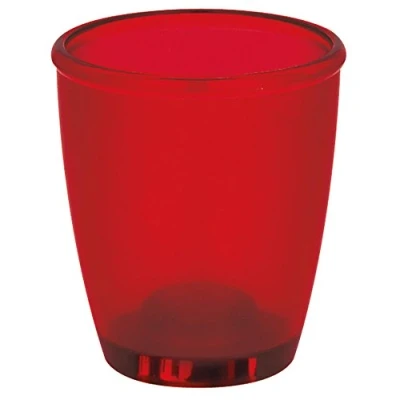 Image of Spirella Toronto Toothbrush Holder Polystyrol Red Height 9.5 cm x Width 6.5