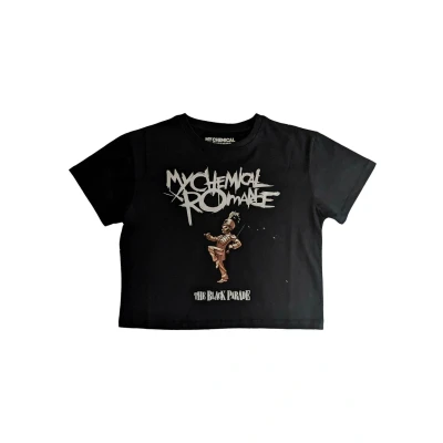 Image of My Chemical Romance Crop Top T Shirt The Black Parade Official Womens L