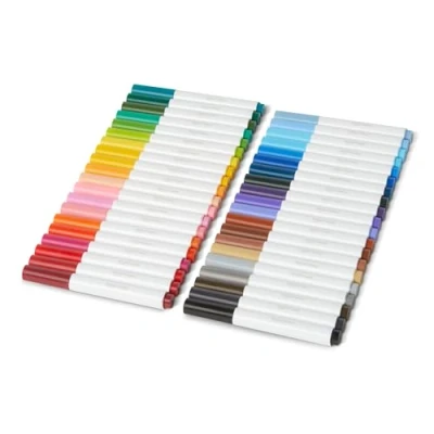 Image of Amazon Basics Broad Line Washable Markers, Pack of 40, Multicolor