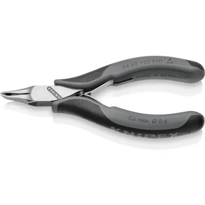 Image of Knipex Electronics End Cutting Nippers ESD with multi component grips 120 mm 64 62