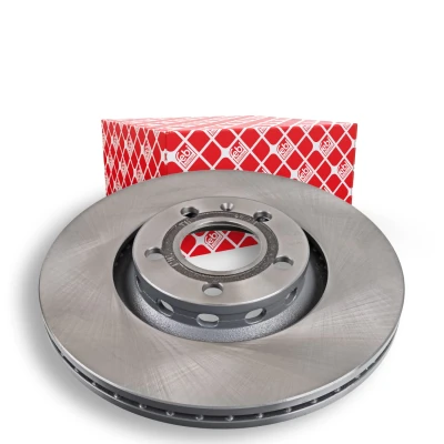 Image of 3B0615301B Brake disc FEBI BILSTEIN 23960 Front Axle 312mm 25mm 5 Hole 112mm Externally Vented Coated AUDI: A6 C5 Avant, A4 B7 Saloon