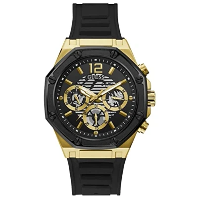 Image of GUESS Men Analog Quartz Watch with Silicone Strap GW0263G1