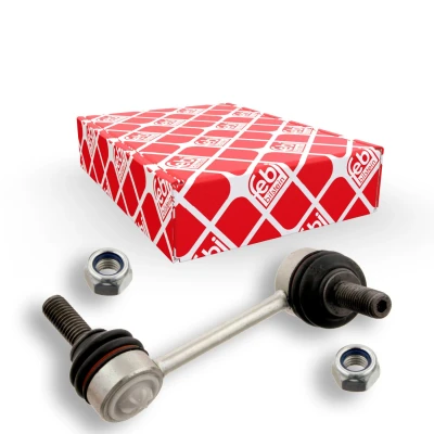 Image of 50704362, 50706991, 51795455 Anti roll bar link FEBI BILSTEIN 29400 Front Axle Right 102mm M12 x 1,75 BMTS Turbo NEW with nuts Steel