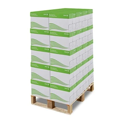 Image of Xerox Recycled Pure White Paper 80gsm A4 40 Boxes 200 Reams of 500 Sheets 100,000