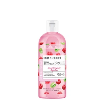 Image of BIELENDA ECO SORBET RASPBERRY, moisturizing and soothing micellar water, 500ml