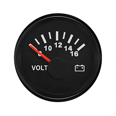 Image of ELING Voltmeter Voltage Gauge 12V 8 16V 52mm(2&quot;) With Backlight for Car SUV Racing