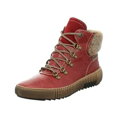 Image of Josef Seibel Women&#039;s Maren Ankle Boot, Hibiscus Combi, 6 UK (39 EU)