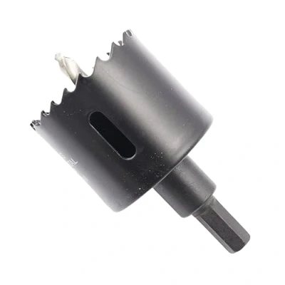 Image of Hole Cutter 55mm LAIWEI Bi Metal Saw 2.2inch,HSS Circular Head,1.8mm Thick,Cutting Depth up to 38mm,Suitable for Wood,Plastic,plasterboard and Pipes