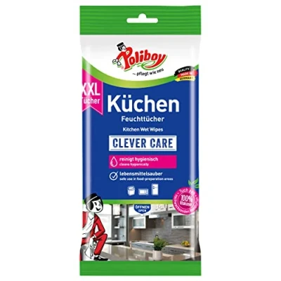 Image of Poliboy Lingettes humides pour cuisine XXL, 24 piŠces