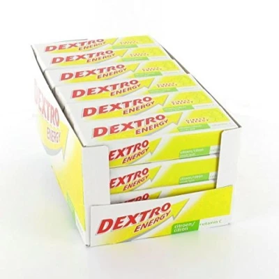 Image of Twenty Four Packs of Dextro Energy Glucose Tablets Lemon 47g