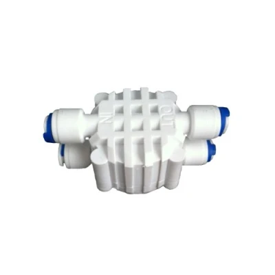 Image of The Water Filter Men Reverse Osmosis System Auto Shut Off 4 way Valve with 1/4&quot; Pushfit ASO RO