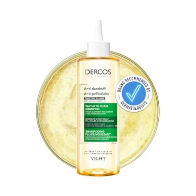 Image of Vichy Dercos Anti Dandruff Water to Foam Shampoo, for Curls and Coils 250ml