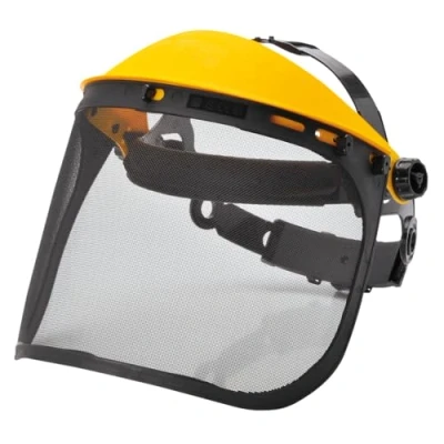 Image of Portwest Browguard with Mesh Visor, Color: Black, Size: 20X40CM, PW93BKR