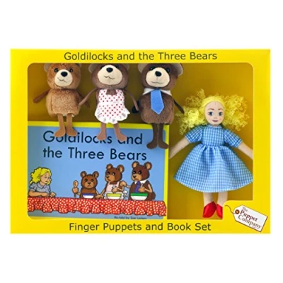 Image of the Puppet Company Traditional Story Sets Goldilocks &amp; Three Bears Finger Set