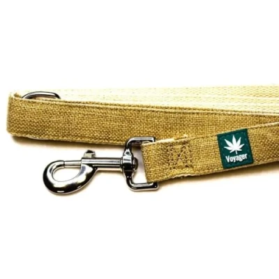 Image of Voyager Hemp Dog Lead, Natural Made with Premium, Strong Material Comfortable and Secure Fit Perfect Choice for Reliable Convenient Outings 122cm Length