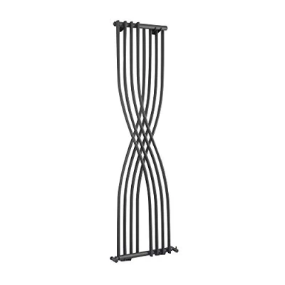 Image of Hudson Reed HLA94 Xcite Modern Bathroom Colosseum Cross Style Designer Radiator, 1775mm x 450mm, Anthracite