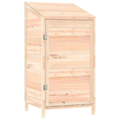 Image of vidaXL Garden Shed 55x52x112 cm Solid Wood Fir