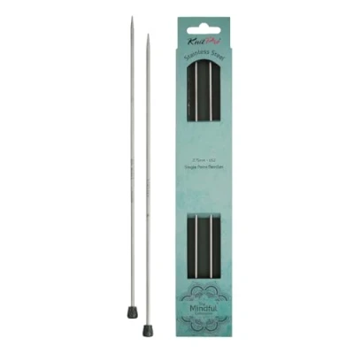 Image of KnitPro Mindful Single Pointed Needles 40cm 2.75mm 3pcs