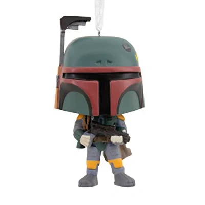 Image of Hallmark Star Wars Boba Fett Funko POP! Christmas Ornament