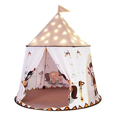 Image of VGEBY1 Play Tent, Kids Tent Princess Castle House Large Indoor Outdoor for Baby Girls Gift