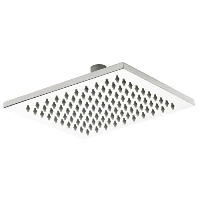 Image of Milano Arvo Modern 300mm Square Rainfall Shower Head Chrome