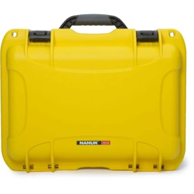 Image of Nanuk 918 Waterproof Hard Carrying Case with Pick and Pluck Foam Insert Polypropylene Yellow