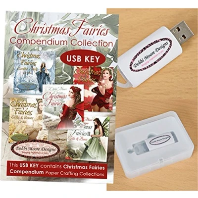 Image of Debbi Moore Designs USB Key Compendium Paper Craft Collection