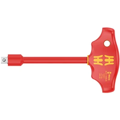 Image of Wera 410 i B Unisex Adult VDE Insulated Screwdriver, Red, 3/8 Inch x 130 mm