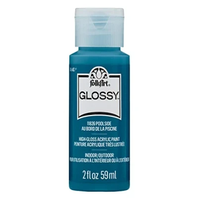 Image of Poolside Folkart Glossy Acrylic Paints 2 Oz.